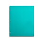 Staples 3-Hole Punched 4-Pocket Paper Presentation Folder, Teal (ST56215-CC)~#|#~51040389-77F2-4533-90D4AAE3AC9D10CE_sc7