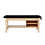Aristo Wood H-Brace Physician Exam Table with Shelf, Cabinet, Paper Cutter, and Holder, 500lbs. Capacity, Black ~#|#~51050E89-A38A-4C4B-A3EFAD83864022A2_sc7