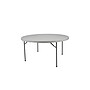 National Public Seating CMFIH Series 60" Round Fold-In-Half Folding Table, Grey (CMFIH60R)~#|#~5109940E-8F9E-4359-881D4C6091837222_sc7