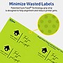 Avery Laser/Inkjet Multipurpose Rectangle Labels, 1.5" x 2.75", Bright Green, 200/Pack (94230)~#|#~510EAEC8-E94C-47E5-AB13D0EAAA7D7F51_sc7
