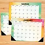 2026 Willow Creek Rainbow Gradient 17" x 12" Monthly Desk Pad Calendar (57155)~#|#~5110C5AF-B784-4C9C-9ED9DD9B6FD7A1EA_sc7