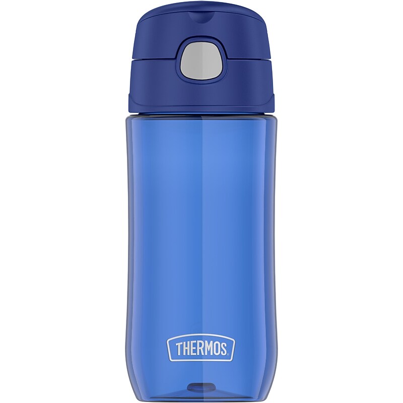 Thermos Plastic Water Bottle, 16 oz., Blue (EAGP4040BL6) image 1