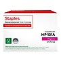 Staples Remanufactured Magenta Standard Yield Toner Cartridge Replacement for HP 131A/Canon 131 (TRCF213A/STCF213A)~#|#~51157F09-41D8-4E22-B311AC8A7A645B4B_sc7