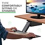 Uncaged Ergonomics Adjustable Standing Desk Keyboard Tray, Black (KT2)~#|#~51195E81-9C78-48C7-BD2EDAB47FDECF0E_sc7