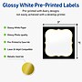 Avery Square Laser/Inkjet Multipurpose Labels, 3" x 3", White, 60/Pack (19479370874)~#|#~511A42A6-9CFB-456B-98D9E2352234DAB8_sc7
