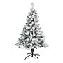 Nearly Natural Flocked Rock Springs Spruce Artificial Christmas Tree, 4' (T1744)~#|#~511B8591-7AB5-468B-873DBCACCF4C8412_sc7