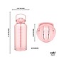 Zak! Liberty Plastic Water Bottle, 64 oz., Coral (2546-X270)~#|#~511F2F9A-11E2-4EB1-84B2D90EB1F809D0_sc7