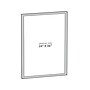 Azar Sign Holder, 24" x 36", Wall Mounted, Black, Plastic (300344-BLK)~#|#~51227871-156F-403C-BDD5767FDCA9EA61_sc7