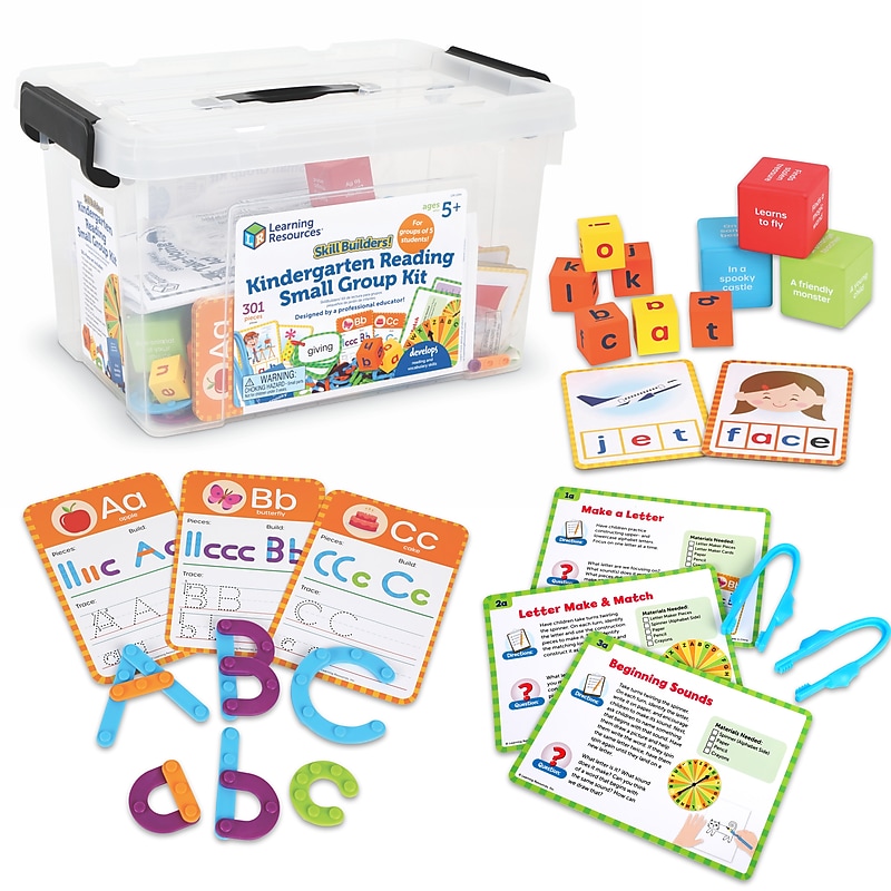 Learning Resources Skill Builders Kindergarten Reading Small Group Kit, Multicolored (LER1264) image 1