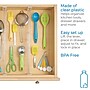iDesign Plastic Adjustable Deep Drawer Dividers, Clear, 2/Set (62330)~#|#~5132747E-11BA-458F-BE094B198EFEC929_sc7