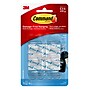 Command Mini Hooks, 0.5 lb., Clear, 12/Pack (17006CLR-ES)~#|#~5132F44D-E77A-4FB2-AE71B4C2438A21B3_sc7