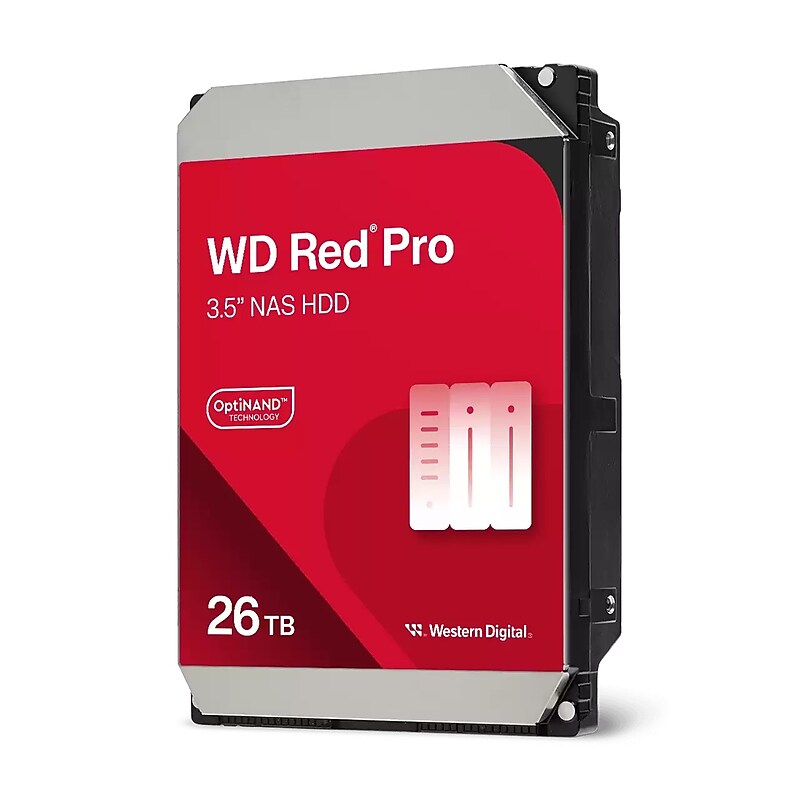 Western Digital Red Pro 26TB 3.5" SATA Internal Hard Drive (WD260KFGX) image 1