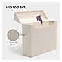 Smead 40% Recycled Fabric/Canvas File Box Attached Flip Top, 13" x 10", Beige (70232)~#|#~51381306-397D-400A-ABD141C7DB68A385_sc7