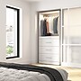 Bestar Florence Collection 36W x 25D Closet System with 4 Drawers, Shaker, White (127607-000017)~#|#~513F51CB-8F3C-48DB-B2E86ED83DC6F34F_sc7