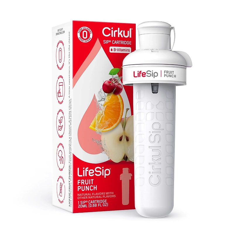 Cirkul LifeSip Sugar-Free Fruit Punch Flavor Cartridge (850021373399) image 1