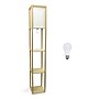 Creekwood Home Classix 62.5" Wood Floor Lamp with Rectangular Shade, Tan (CWF-3007-TN-LB)~#|#~513FF277-1AA0-4848-A07B500DEEE57FDA_sc7