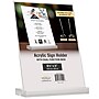 Global Printed Products Sign Holder, 8.5" x 11", Vertical, Table Top, Clear Acrylic (SGNH-AB-8511)~#|#~5141C39D-AC91-4C85-A287C0CD8117EFC2_sc7