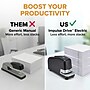 Bostitch Impulse Electric Desktop Stapler, 30-Sheet Capacity, Black, 6/Carton (02210CT)~#|#~51420833-2B80-45C1-A8A19A11B14C884C_sc7