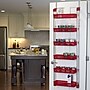 Household Essentials OTD 6-Shelf Hanging Storage Rack, 57" x 19.25" x 6.25", Red (2153-1) ~#|#~51425CE6-68DB-4107-A9EF9B39B452EB52_sc7