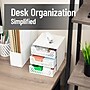 Mind Reader Metal Desk Organizer, White (3SLDR-WHT)~#|#~5142B680-D13F-4896-83FA1B1EA1529672_sc7
