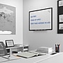 TRU RED™ Magnetic Porcelain Dry Erase Board, Black Frame, 4' x 3' (TR61189)~#|#~5143BE82-7979-437D-A398833AB46330AA_sc7