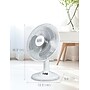 Black & Decker 12" Oscillating Desk Fan, 3-Speed, White (BFDT12SW)~#|#~51463313-3968-45BA-9912208A25B5DA2A_sc7