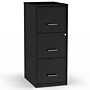 Staples 3-Drawer Vertical File Cabinet, Letter Size, Lockable, 34.9"H x 14.3"W x 18.9"D, Black (ST52151-CC)~#|#~514C9B20-693E-479E-931EE44B91B0DE2F_sc7