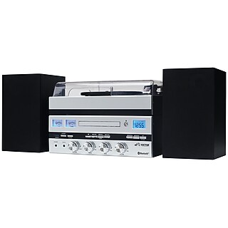 Victor Geneva 5-in-1 Music Center with Bluetooth, CD Player, FM