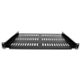 StarTech.com 1U Server Rack, Cantilever Universal Rack Mount Fixed Shelf, 12" Deep Tray, Black (SHELF-1U-12-FIXED-S)~#|#~51514610-E4F2-4090-8A1DEE0656CD8184_sc7