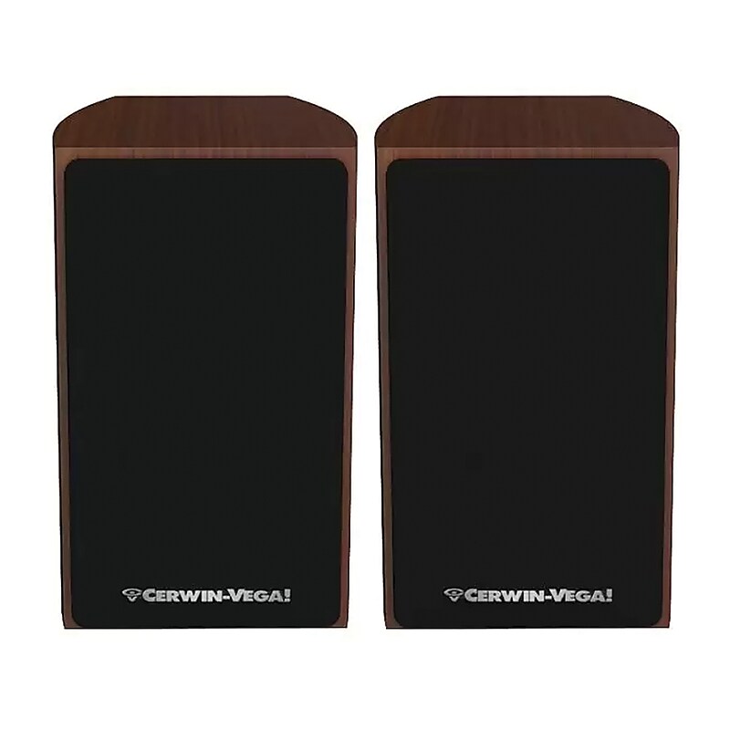 Cerwin-Vega LA LA14E 110W Indoor Shelf Speakers, Espresso image 1