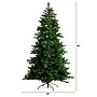 Nearly Natural 7.5' Pre-Lit Artificial California Spruce Christmas Tree with 1000 Color Changing LED Lights (T4798)~#|#~5158A5AB-52DE-43B7-9A5928E82EFCCA9D_sc7