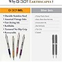 Zebra G-301 Earthscapes Retractable Gel Pens, 0.5mm, Assorted Ink, 4/Pack (47304)~#|#~515FEE5B-9C8E-4870-B916ED6B6993EFCF_sc7