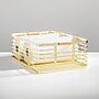 mDesign Steel Organizer, Soft Brass/Natural (25946) ~#|#~51622771-3ACF-47B6-8676D61FE152B9A9_sc7