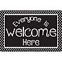 Ashley Productions Smart Poly Non-Skid Computer Mouse Pad, Everyone is Welcome Here, BW Dots, 6/Pack (ASH12509-6)~#|#~5163A348-8D25-47C4-9ECB37187BFF65F6_sc7