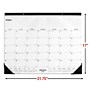2026 Staples 21.75" x 17" Monthly Desk Pad Calendar, Unlined, White/Black (ST58448-26)~#|#~5164E4D4-B189-43CE-AA5240CFD6A581D7_sc7