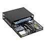 Mind Reader Monitor Stand with Office Supplies Included, Black (MONSET-BLK)~#|#~51668A5F-6B10-45C7-94A3B07140B30DA7_sc7