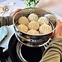 Joyce Chen 2-Tier Stainless Steel Steamer with Vented Glass Lid & Wok Adapter Ring, 10" (ESCLJ262510)~#|#~5171A9A8-D38B-4438-849AFFAF9D1E428B_sc7