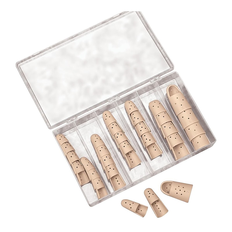 Medline Stackies Finger Splint Kit and Replacement, Size 7, 6/Case (ORT327007C) image 1