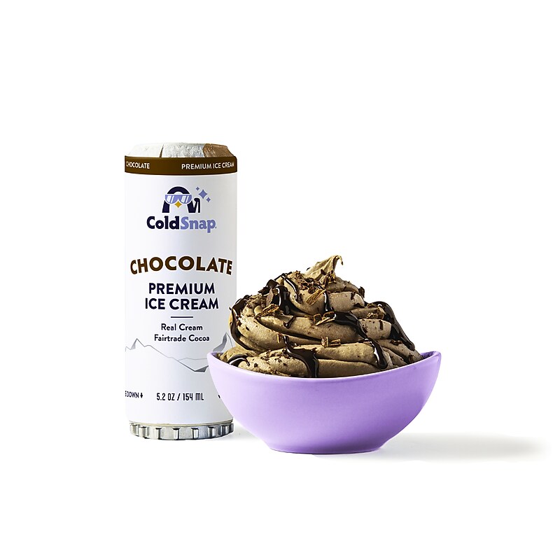 ColdSnap Premium Chocolate Ice Cream Mix, Single Serve Pods, 12 Pods/Pack, COLDSNAP MACHINE REQUIRED (600039) image 1
