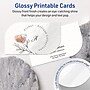 Avery Leaf Business Cards, Glossy White, 200/Pack (19479399087)~#|#~518656D8-543F-4E3E-8525B0D59E3FE58E_sc7
