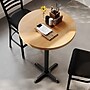 Flash Furniture Bennett 30" Round Wooden Commercial Indoor Table, Natural Top/Black Base (GSFRD30NTT2222B)~#|#~5187D536-E56B-4BAE-AE51FACA6272A66C_sc7