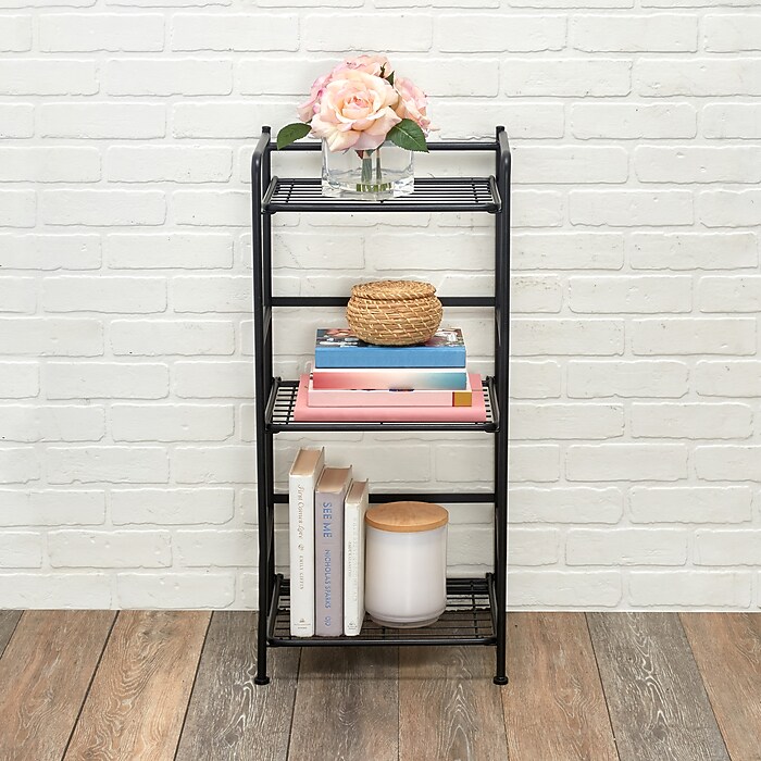 Advantus FlipShelf 3-Shelf Metal Unit, 14.5