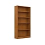 Bush Furniture Universal 72"H 5-Shelf Bookcase with Adjustable Shelves, Natural Cherry Laminated Wood (WL12467)~#|#~518C3A49-FC01-4670-976F9A0A8713A83C_sc7