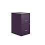 Space Solutions SOHO Smart File 2-Drawer Vertical File Cabinet, Letter Size, Lockable, Midnight Purple (25273)~#|#~5190F857-7537-418B-B739DEEF15006AF0_sc7