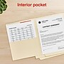 Staples End Tab File Folder, Straight Cut, Letter Size, Manila, Reinforced Tab, 50/Box (ST62572)~#|#~51923EFF-325B-4915-B746F342B880C137_sc7