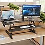 Mount-It! 47"W Manual Rectangular Adjustable Standing Desk Converter, Black (MI-15009L)~#|#~5192CA0C-56A4-42DB-B59B4044DFD6A947_sc7