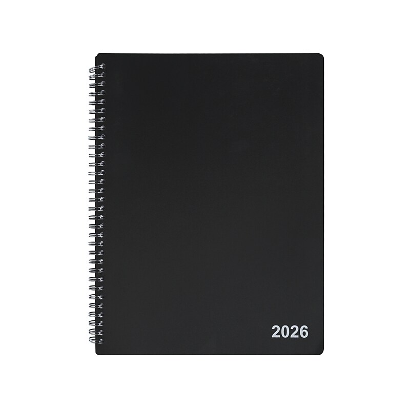 2026 Staples 8" x 11" Weekly & Monthly Appointment Book, Assorted Colors (ST12940-26) image 1