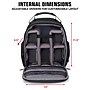 USA GEAR U Series Camera Backpack, Black (GRULUBK100BKWS)~#|#~5194E7C0-4782-401E-B9E37316470C0E5A_sc7
