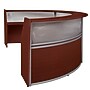 Regency Marque 144"W Curved Reception Desk Workstation, Mahogany (77313MH)~#|#~519546D4-2264-422B-9947883AE85D4DDB_sc7