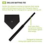 Champion Sports Deluxe Batting Tee, Black (CHS90)~#|#~5196F106-E760-4883-A3F4B77748459C21_sc7